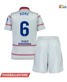 Günstige Atletico Madrid Koke #6 3rd trikot Kinder 2026-27 Kurzarm (+ Kurze Hosen)